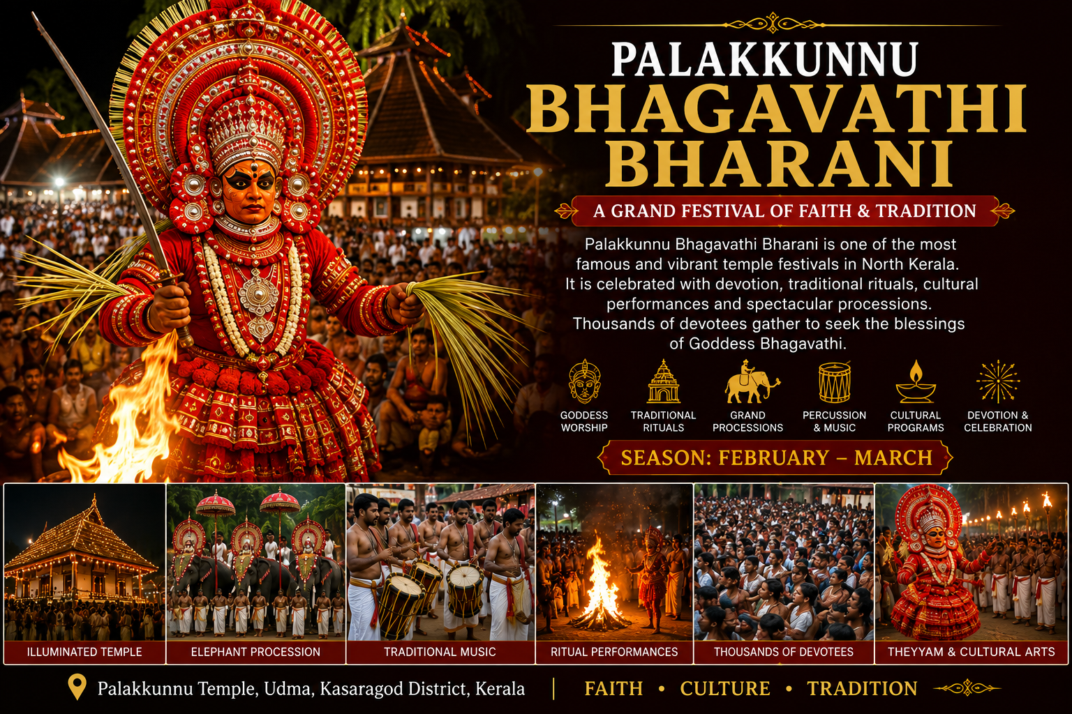 Bharani Mahotsavam Palakkunnu Bhagavathy Temple
