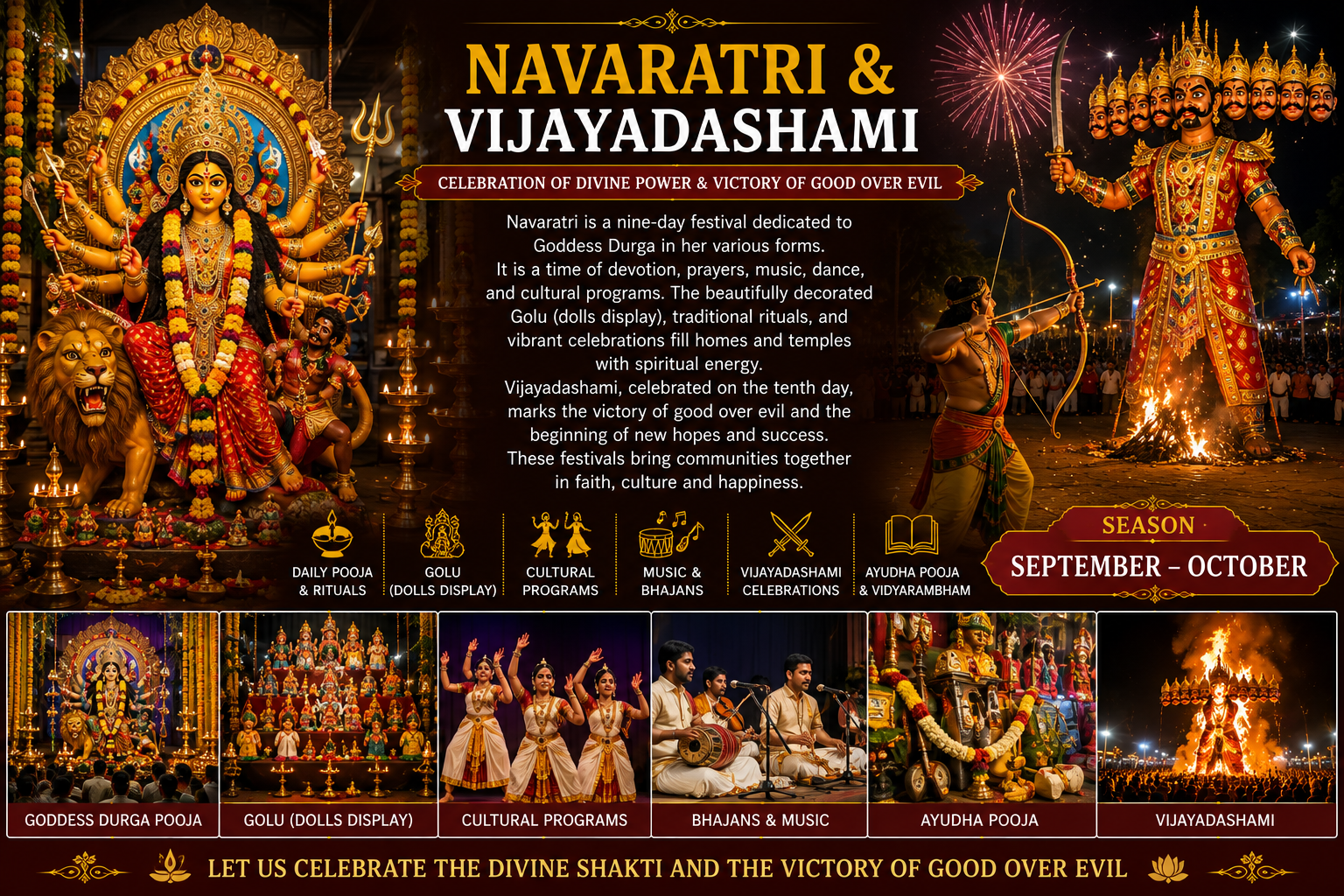 Navaratri and Vijayadashami Celebration